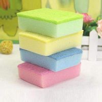 Barhunkft(TM)) 10PCS Cleaning Sponges Universal Sponge Brush Set Kitchen Cleaning Tools Helper