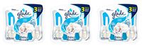 Glade PlugIns Scented Oil Air Freshener Refill, Clean Linen, 3 Refills, 2.01 fl oz, Pack 3