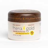 Theragold Pain Relief Cream with Manuka Honey - 2 oz - Rapid Response, Bleach-Free, All-Natural Anti-Inflammatory with Arnica - Relieves Muscle Aches, Joint Pain, Back Pain - 10+ UMF
