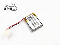 BIHUADE 602025 250MAH 3.7V Lithium Polymer Li-Po Rechargeable Battery for DIY Mp3 MP4 MP5 GPS