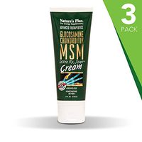 NaturesPlus Advanced Therapeutics Glucosamine Chondroitin MSM Ultra Rx-Joint Cream (3 Pack) - 4 oz Tube - High Potency Joint Support Cream - Greaseless - Penetrating Action