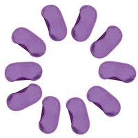 Coobbar 10PCS Travel Rest Eye Sleeping Mask Satin Blindfold Soft Eye Shade Nap Cover Soft Eye Mask Shade Cover (Purple)