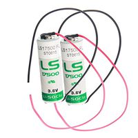2x SAFT LS17500_WIRE A 3.6V 3600mAh Lithium Cell for AMR Add-ons,Flashlights, Communications, Smart Munitions, Data Collection, Unattended Sensors, RFID Tracking, Asset Tracking, Theft Prevention