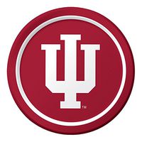 NCAA Creative Converting Indiana University Hoosiers Party Bundle 9" Plates (24)