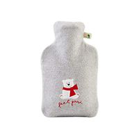 MONYING Comfortable Water Injection Hot Water Bottle Irrigation Hand Warmer (Color : Gray)