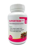 SuperTrim 500 - All Natural Forskolin Fat Burning Supplement- Supports Lean Muscle Mass- Boosts Metabolism