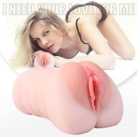 Sex Torso for Men Ergonomic Design Silicone Dolls Men's Adult Toys, Double Holes Underwear Silicone Artificial 3D Realistic Lifelike Toys for Men Male with Soft Touch T-Shirt