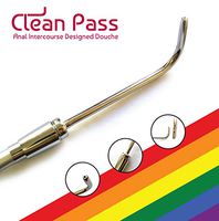 Clean Pass Douche - Pre-Intercourse Hygiene Stainless Cleansing Shower Douche Tube for Men Women Perfectly designed for Body Anatomy Comfortable Efficient & Quick Shower Nozzle Shower Enema