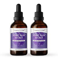Joint Pain Secret Alcohol-Free Extract, Tincture,Glycerite Angelica, Burdock, Arnica, Turmeric, Stinging Nettle, Ginger. Joint Pain/Mobility Support (2x4 FL OZ)