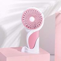 Roysberry Mini Handheld Fan, Portable Mini Fan with Display Screen USB Rechargeable Hand-held Cooling Fan