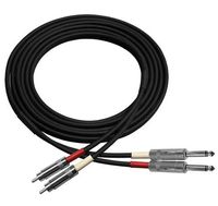 RapcoHorizon Dual 1/4" to RCA (12 ft)