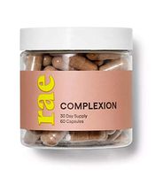 Rae Skin Complexion Dietary Supplement 60 Capsules! Blend of Vitamins A and E, Zinc, Licorice Root and Green Tea! Nourish and Support Clear Skin! Gluten-Free, Vegan and Non-GMO!