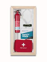 Emerg-A-Center HeartSIne Cabinet, Block Trim, No Door