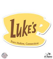 Gilmore Girls Luke's Diner - 12" Vinyl Sticker Waterproof Decal