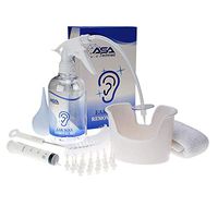 New Ear Wax Cleaner Earwax Removal Kit Earwax Cleaning Tool Basin Brush 20 Tips (Clear Bottle)