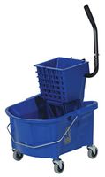 Continental 226-312BL, Blue 26 Quart Splash Guard Side-Press Combo Pack (Case of 1)