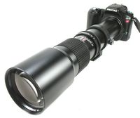 500mm BOWER Telephoto Lens Kit for Pentax dSLR Models ist, istDL, K10D, K100D, K20D, K200D, K-x, K-r, K-5, K-7