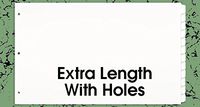 11x17 12-Tabbed Dividers, Extra Long, Pack of 24, White (592802)