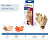 Actimove Arthritis Gloves Large Beige