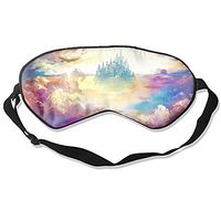 Natural Silk Sleep Mask, Blindfold, Super Smooth Eye Mask (Dream Amusement Park Painting)