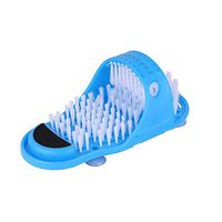 Foot Cleaning Bristle Slipper Bathroom Shower Foot Scrubber Foot Exfoliate Cleaner Bristle Slipper No Bending Foot Massager For Shower Spa