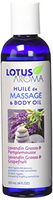 Lotus Aroma Massage Oil, Lavandin Grosso & Grapefruit, 4 Fluid Ounce