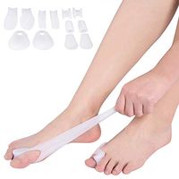 Toe Straightener, Toe Spreaders, Universal Size Correct Your Toes Naturally for Pedicure Bunion Corrector Yoga