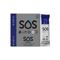 SOS Hydration Electrolyte Replacement Powder Drink Mix, Doctor Formulated for Sport, Travel, Illness and Hangover, Keto, Fast-Dissolving, Supplement Stick Packets- Berry (20 Count)