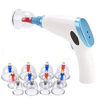 WJCRYPDA to Cupping Set Sucking Ball Cup Massage Set USB Rechargeable air Pump Suction Device Home Este Anti-Aging Relieve The Unisex 12 Pieces Fatigue Joint and Muscle Pain Relief