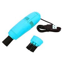 Kanzd Mini Computer Vacuum USB Keyboard Cleaner PC Laptop Brush Dust Cleaning Kit (Sky Blue)