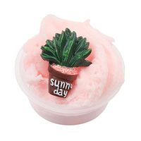 Slime Fluffy Mud Toy, Routinfly Stress Relief Toy Scented Doll Plant Sludge Putty Crystal Beautiful Color Mixing Clay Toy for Any Kids and Adults (E)