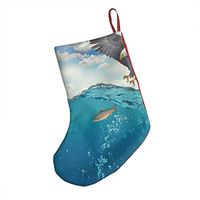 Hunting Fish Amazing Xmas Socks Hanging Decoration Candy Bag Party Holiday Christmas Santa Claus Home Decor Gift