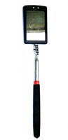 Telescoping LED Lighted Flexible Inspection Mirror 360 Swivel for Extra Viewing