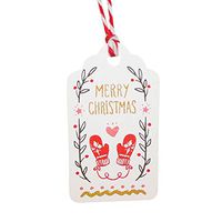 super1798 Hanging Tag Merry Christmas DIY Party Supplies Gift Package Card Bookmarks 1