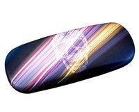 Skull Pattern Glasses Case Protective Holder Hard Leather Eyeglasses Case - 12