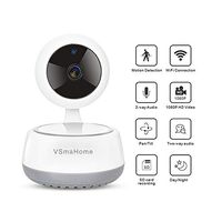 VSmaHome WiFi IP Camera HD 1080P 2MP Wireless Cloud Camera with Night Vision Motion Detection 2-Way Audio Home Monitor IP Camera for Baby Elder Pet Pan/Tilt/Zoom