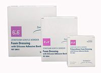 ZeniFoam - Polyurethane Dressing (6 x 6, Gentle Border)