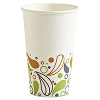 BWKDEER16HCUP - Boardwalk Deerfield Printed Paper Hot Cups