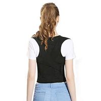 Posture Corrector, Spinal Support, Comfortable Shoulder and Back Support, Back Shoulder and Neck Pain Relief, Adjustable, Adult Children - Black