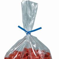 5"x5/32" Plastic Twist Ties, Blue, 2000 Pack
