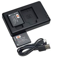 DSTE Replacement for 2X Li-90B Battery + Rapid Dual Charger with Micro USB Cable Compatible Olympus SH-50 iHS SH-60 SP-100 Tough TG-1 TG-2 TG-3 TG-5 TG-6 XZ-2 iHS TG-Tracker as LI-92B