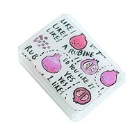 Stylish Contact Lens Case Portable Contact Lenses Containers with Mirror Pitaya