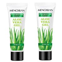 100% Pure & Organic Aloe Vera Gel Moisturizer - Hydrates & Heals Dry, Itchy & Damaged Skin & Hair, for DIY Hand Wash Aloe Vera Gel