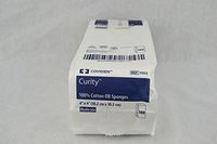 Curity Nonsterile Cotton O-B Sponge 4" x 4" (Pack of 100)