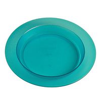 Maddak Translucent Blue Polycarbonate Ergo Plate, 9-3/4-Inch(745330000)