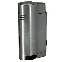 Vertigo Thunder Triple Torch Lighter with Punch Silver