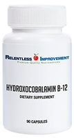Relentless Improvement Hydroxocobalamin Vitamin B12 2mg Highly Bioavailable Low Excipient Formulation 90 Capsules