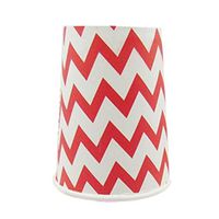 Kylin Express 50PCS 8.25 oz Disposable Coffee Cup Water Paper Cup, Red