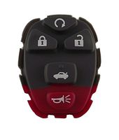 KEMANI Car Remote Key Case Fob Rubber Pad Insert 5 Button For Chevrolet Pontiac G6 G5 Saturn Aura Cobalt Buick Saturn