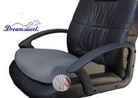 Memory Foam Seat Cushion Integrated w/Cool Gel Pad for Office, Home, Driving Comfort & Sitting Pain Relief, Gray